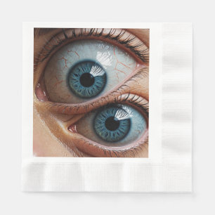 Creepy eyeballs napkins