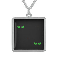 creepy eyes jewelry necklace