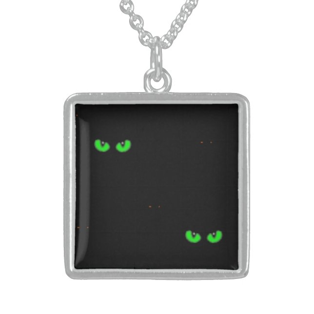 creepy eyes jewelry necklace (Front)