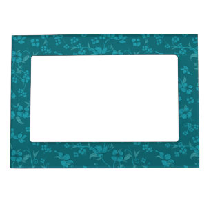 Creepy Flowers Pattern 2 Magnetic Frame