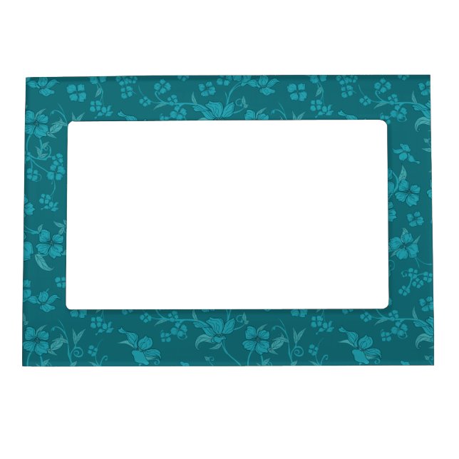 Creepy Flowers Pattern 2 Magnetic Frame (Front)