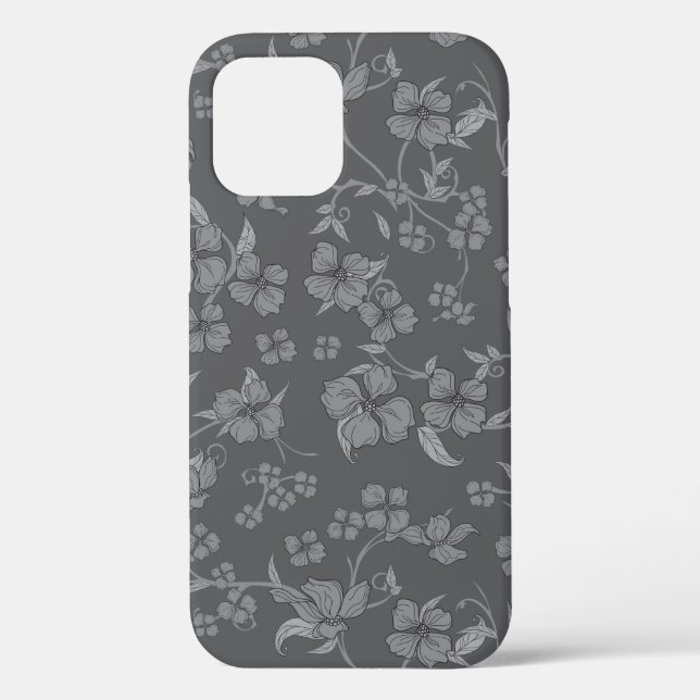 Creepy Flowers Pattern 3 Case-Mate iPhone Case (Back)