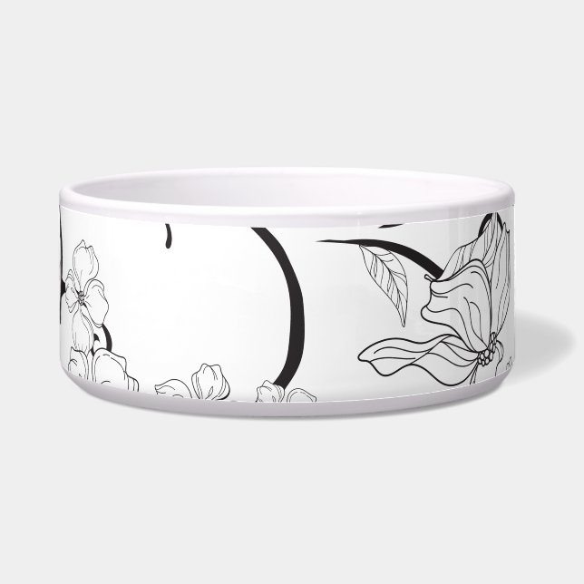 Creepy Flowers Pattern 7 Bowl (Front)