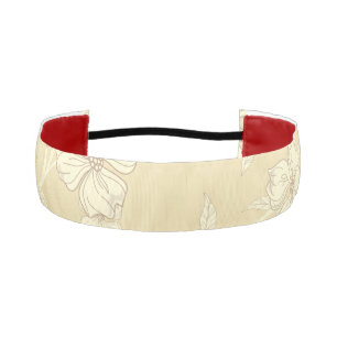 Creepy Flowers Pattern 8 Athletic Headband