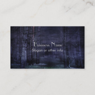 Creepy Forest Business Card