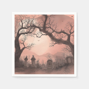 Creepy Forest Halloween Napkins