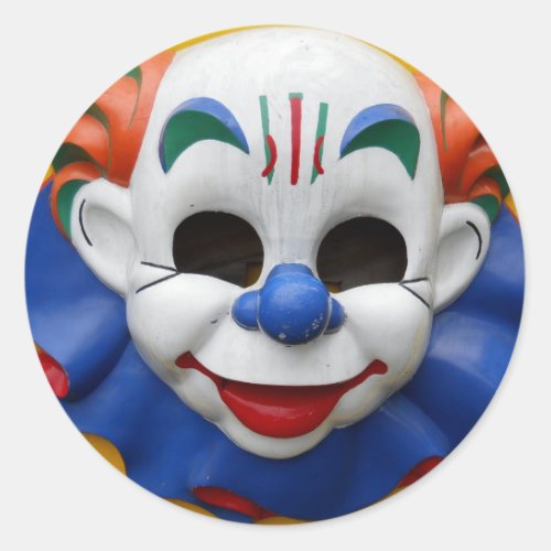 Creepy Funhouse Killer Clown Stickers