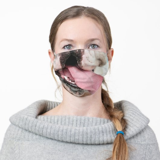 Creepy funny  Dog face mask (Worn)