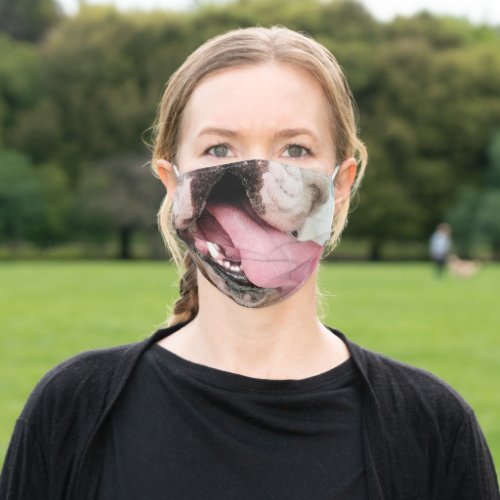 Creepy funny  Dog face mask