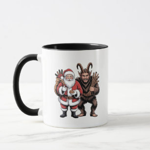 Creepy Funny Horror Santa Claus Krampus Christmas Mug