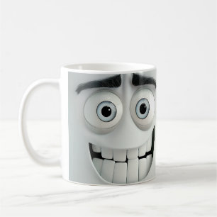 Creepy-Funny Sarcastic Face 3D Mug Wrap