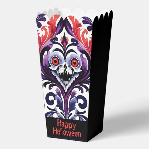 Creepy Ghoul Goth Halloween Horror Favor Boxes