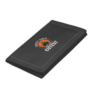 Creepy Girls Are The Cutest Gothic Halloween Desig Tri-fold Wallet