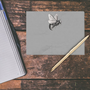 Creepy Gothic Bee Skull Wings Insect Post-it Notes