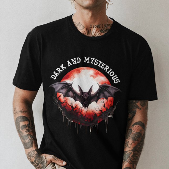 Creepy Gothic Dark & Mysterious Unisex Halloween  T-Shirt (Creator Uploaded)
