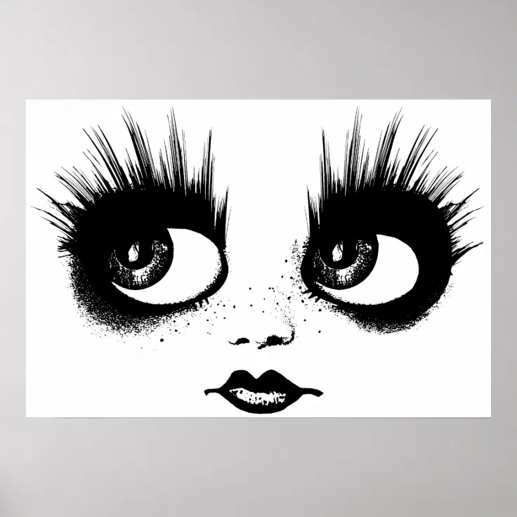 scary doll drawings