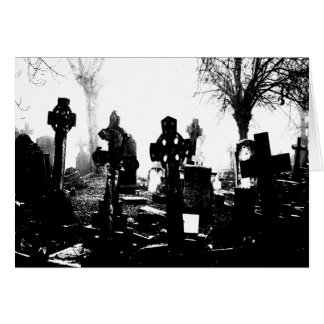 Creepy Gothic Graveyard Cards