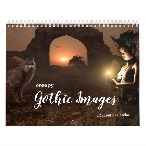 Creepy Gothic Images 2024 Calendar