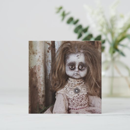 Creepy Gothic Porcelain Doll Victorian Goth (Standing Front)