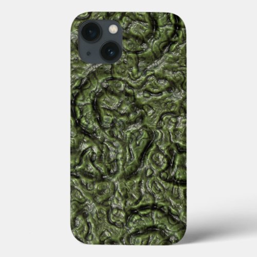 Creepy Green Organic Slime effect iPhone 13 Case