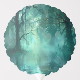 Creepy Green Swamp  Balloon