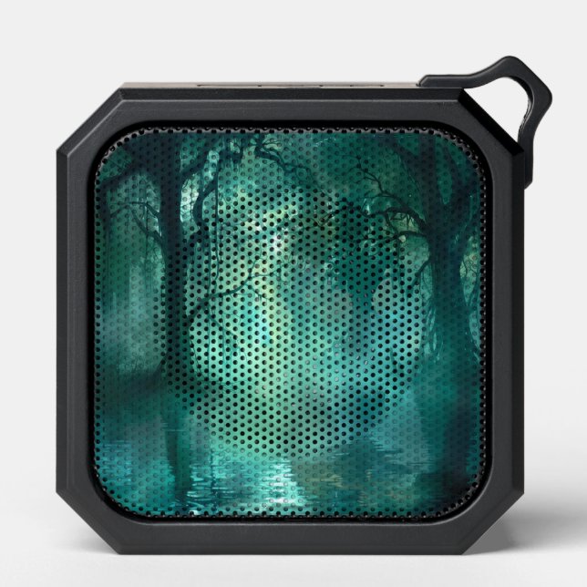 Creepy Green Swamp  Bluetooth Speaker (Front)