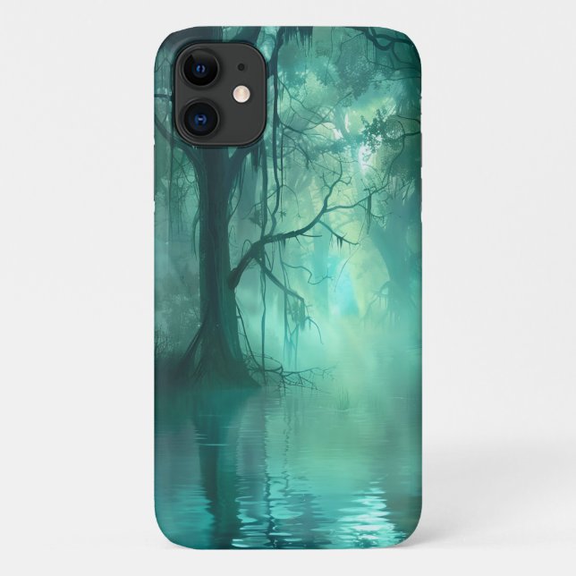 Creepy Green Swamp  Case-Mate iPhone Case (Back)