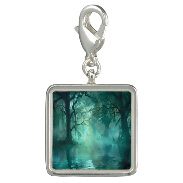 Creepy Green Swamp  Charm (Front)