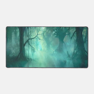 Creepy Green Swamp Desk Mat