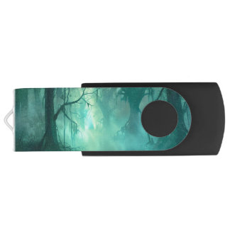 Creepy Green Swamp Flash Drive