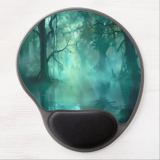 Creepy Green Swamp  Gel Mouse Pad