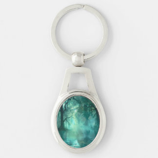 Creepy Green Swamp Keychain