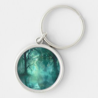 Creepy Green Swamp Keychain