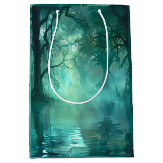 Creepy Green Swamp  Medium Gift Bag