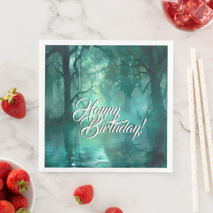 Creepy Green Swamp Paper Dinner Napkins