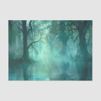 Creepy Green Swamp  Tissue Paper