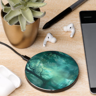 Creepy Green Swamp  Wireless Charger