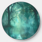Creepy Green Swamp Wireless Charger (Front)