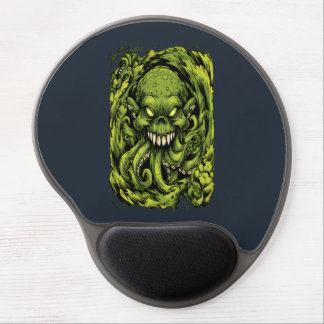Creepy Green Tentacle Monster Mouse Pad