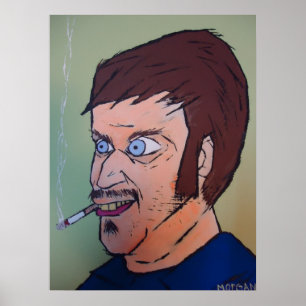 Creepy guy poster