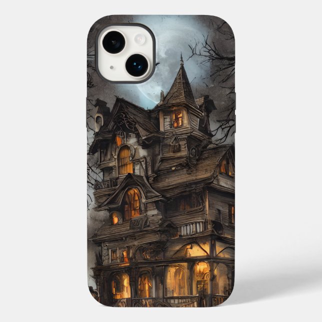 Creepy Halloween-Background iPhone Cases (Back)