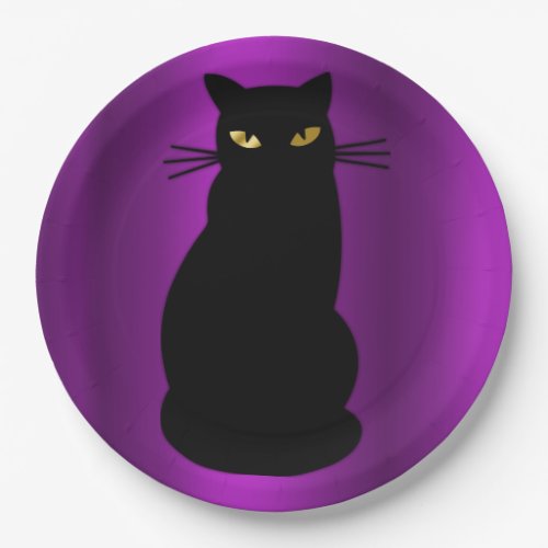 Creepy Halloween Black Cat