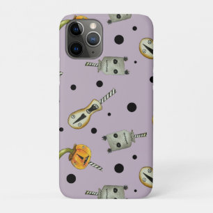 Creepy Halloween Dolls_dusty purple iPhone 11 Pro Case