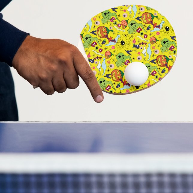 Creepy Halloween Essentials Ping Pong Paddle (Insitu)