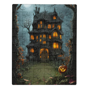 Creepy Halloween House Jigsaw Puzzle