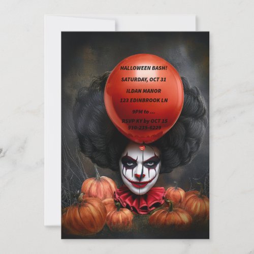 Creepy Halloween Invitation