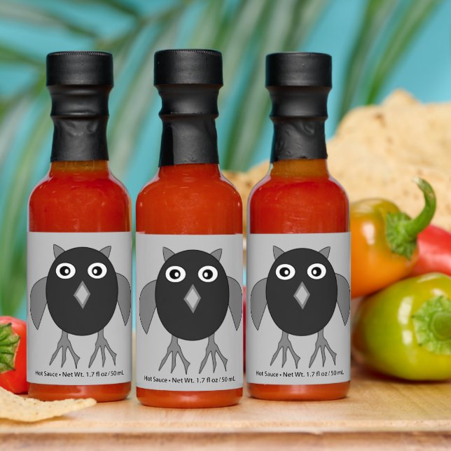 Creepy Halloween Owl Hot Sauces (Multi)