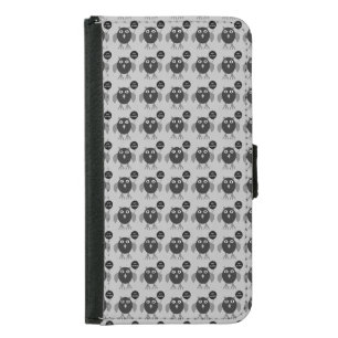 Creepy Halloween Party Owl Samsung Wallet Case