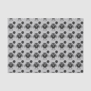 Creepy Halloween Party Owl Tissue Paper