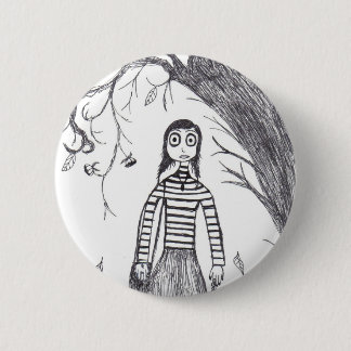 Creepy Halloween Pinback Button